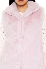 Notched Faux Fur Vest | Forever 21 Womens