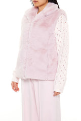 Notched Faux Fur Vest | Forever 21 Womens