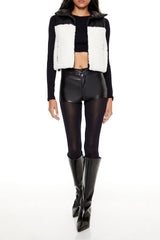 Reversible Faux Shearling & Leather Vest | Forever 21 Womens