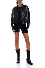 Cropped Colorblock Moto Jacket | Forever 21 Womens