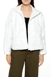 Quilted Dolphin-Hem Jacket | Forever 21 Womens