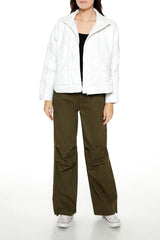 Quilted Dolphin-Hem Jacket | Forever 21 Womens