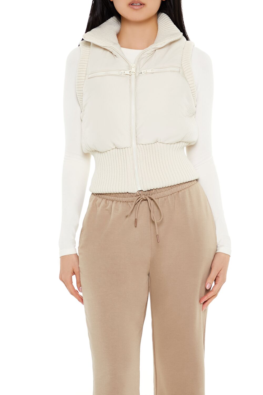 Cropped Zip-Up Vest | Forever 21 Womens