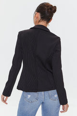 Pinstriped Button-Front Blazer | Forever 21 Womens