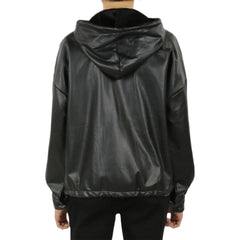 Vegan Leather Button Front Jacket | Forever 21 Womens