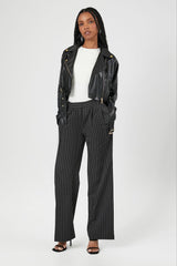 Cropped Faux Leather Moto Jacket | Forever 21 Womens