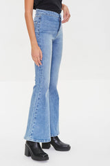 Recycled Cotton Faded Flare Jeans | Forever 21 Womens