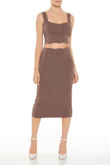 Sweater-Knit Midi Skirt | Forever 21 Womens