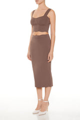 Sweater-Knit Midi Skirt | Forever 21 Womens