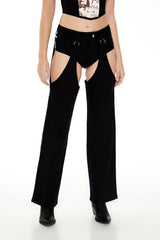 Cutout Mid-Rise Wide-Leg Pants | Forever 21 Womens