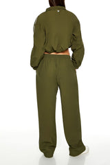 Active Piped-Trim Windbreaker Pants | Forever 21 Womens