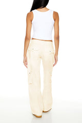 Low-Rise Straight-Leg Cargo Pants | Forever 21 Womens