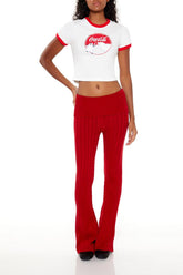 Foldover Sweater-Knit Pants | Forever 21 Womens