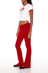 Foldover Sweater-Knit Pants | Forever 21 Womens