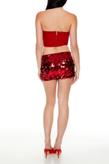 Sequin Straight Mini Skirt | Forever 21 Womens