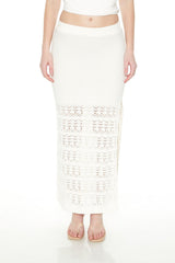 Pointelle Sweater-Knit Maxi Skirt | Forever 21 Womens