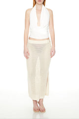 Crochet Lace-Up Maxi Skirt | Forever 21 Womens