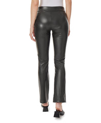 Vegan Leather Pull On Bootleg Pant | Forever 21 Womens