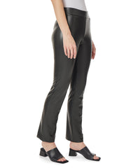 Vegan Leather Pull On Bootleg Pant | Forever 21 Womens