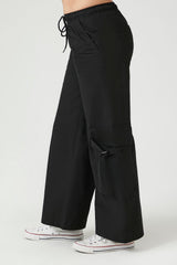 Twill High-Rise Utility Pants | Forever 21 Womens
