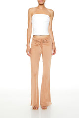 Ruched Drawstring Mesh Pants | Forever 21 Womens