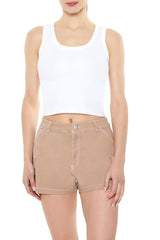 Twill Cargo Shorts | Forever 21 Womens