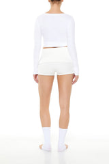 Foldover Biker Shorts | Forever 21 Womens