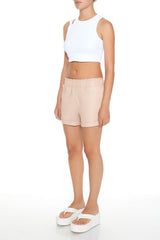 Faux Leather High-Waist Shorts | Forever 21 Womens