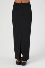 Twill Split-Hem Maxi Skirt | Forever 21 Womens