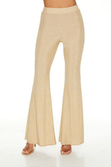 Glitter High-Rise Flare Pants | Forever 21 Womens