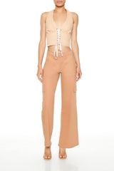 Twill Low-Rise Cargo Pants | Forever 21 Womens
