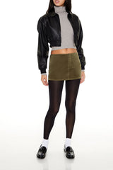 Velvet Mini Skirt | Forever 21 Womens