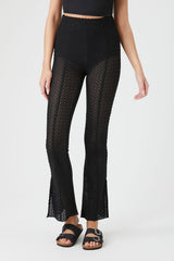 Crochet Flare Pants | Forever 21 Womens