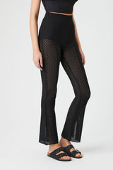 Crochet Flare Pants | Forever 21 Womens