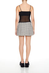 Pleated Glen Plaid Bow Mini Skirt | Forever 21 Womens