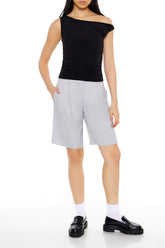 High-Rise Bermuda Trouser Shorts | Forever 21 Womens