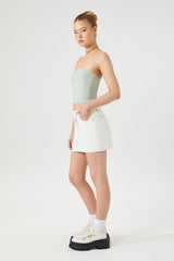 Seamed Denim Mini Skirt | Forever 21 Womens