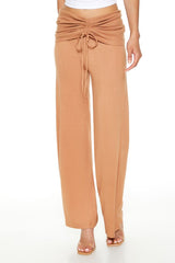 Ruched Drawstring Foldover Pants | Forever 21 Womens