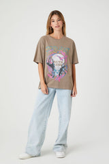 Broken Heart Oversized Graphic Tee | Forever 21 Womens