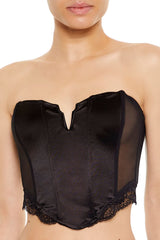 Lingerie Corset Tube Crop Top | Forever 21 Womens