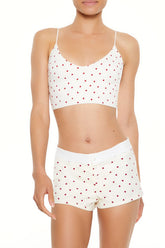 Seamless Heart Print Bralette | Forever 21 Womens
