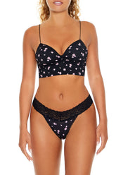 Rose Print Thong Panties | Forever 21 Womens