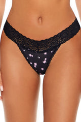 Rose Print Thong Panties | Forever 21 Womens