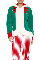 Hooded Elf Pajama Jumpsuit | Forever 21 Womens