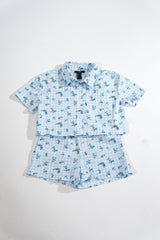 Kids Floral Short-Sleeve Shirt & Shorts Set | Forever 21 Womens