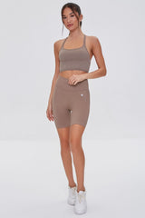 Seamless Caged-Back Sports Bra | Forever 21 Womens