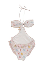 Floral Halter One-Piece Swimsuit | Forever 21 Womens