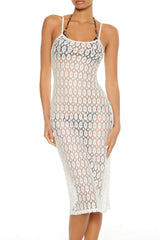 Floral Crochet Swim Cover-Up Midi Dress | Forever 21 Womens