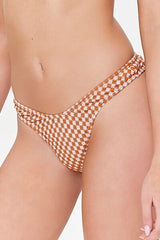 Plaid Low-Rise Bikini Bottoms | Forever 21 Womens