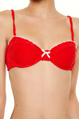 Heart Terry Underwire Bikini Top | Forever 21 Womens